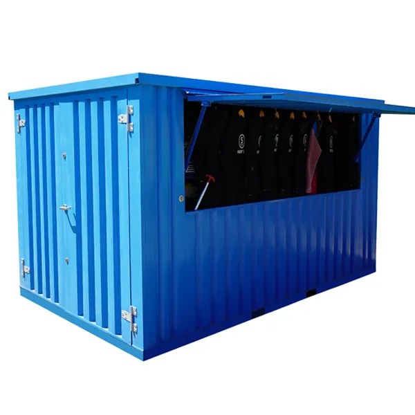 Container Pop Up 4×2 Meters Xl Blue Ral 5012 - Image 3