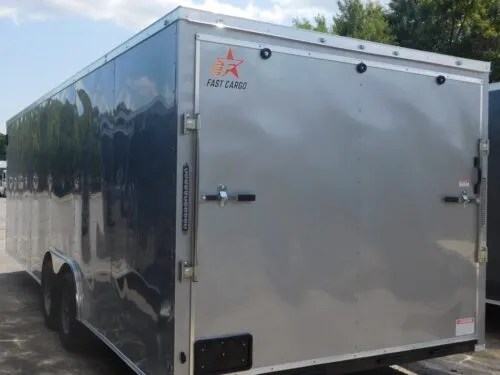 2024 Fast Cargo Silver Frost 8.5×28 Enclosed Trailer For Sale - Image 4