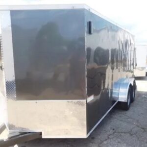 2024 Fast Cargo Charcoal Gray 7×16 Enclosed Cargo Trailer