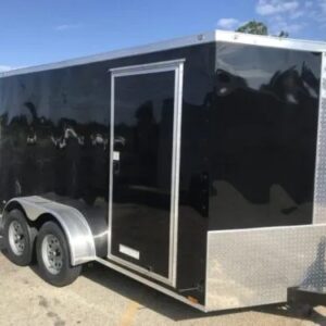 2024 Fast Cargo Black Tandem Axle 6×12 Cargo Trailer For Sale