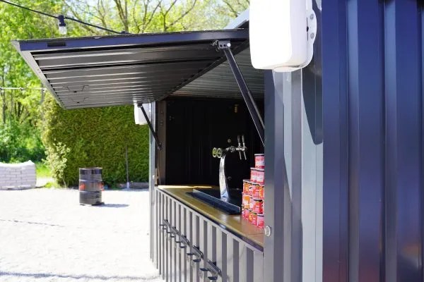 Flat Pack Container 4×2 Meters Black Ral 9005 - Image 5