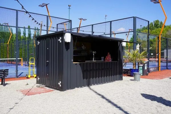 Shipping Container Bar 4×2 Meters Black Ral 9005 - Image 4
