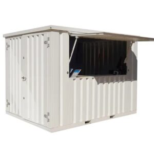 Container Pop Up 4×2 Meters White Ral 9016