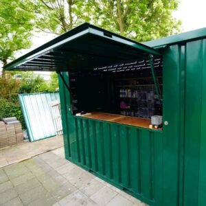 Container Pop Up 3×2 Meters Green Ral 6005
