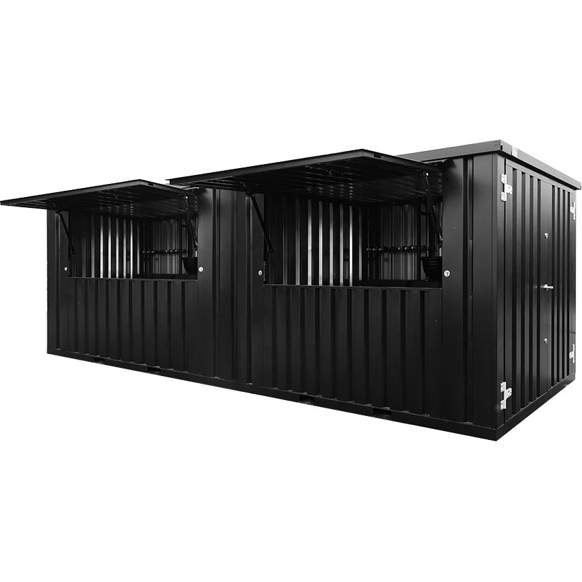 20 Foot Container Black Ral 9005 - Image 3