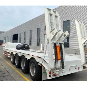 Heavy Duty Low Flatbed Loader Deck Lowboy Trailers