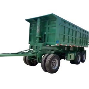 2 Axle Tractor Drawbar Towing Hydraulic Trailer