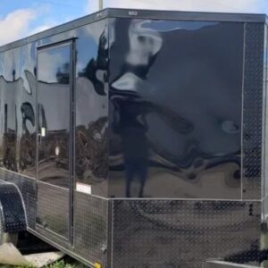 2024 Anvil Blackout 7×16 Enclosed Motorcycle Trailer For Sale