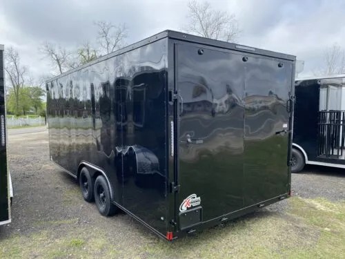 2024 Xtreme Cargo Black 8.5×20 Toy Hauler | Custom Blackout Trailer - Image 3