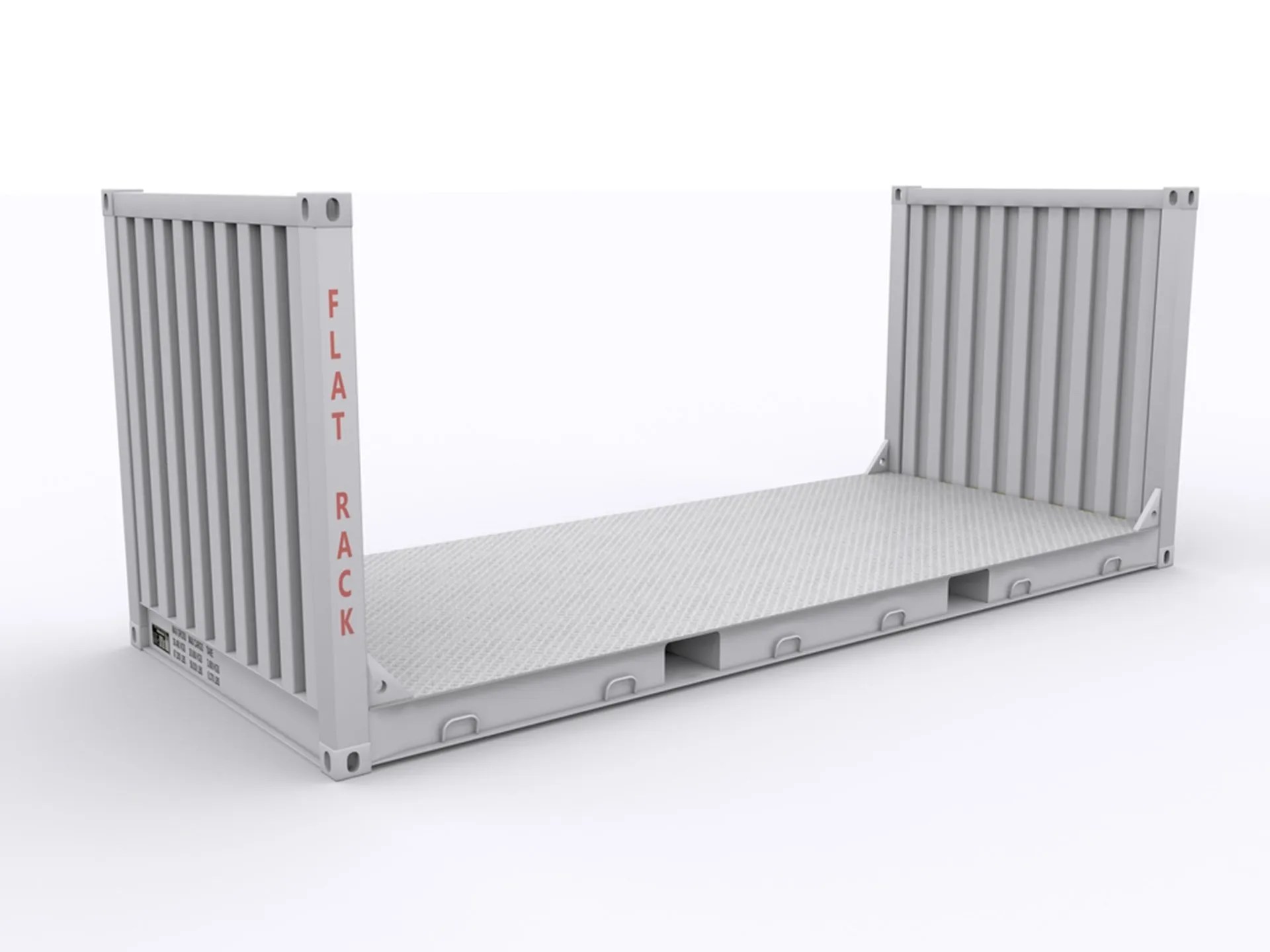 20′ Flat Rack Container - Image 2