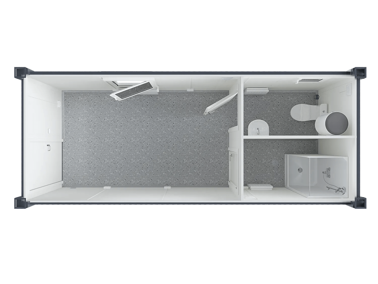 20′ Break Room With Toilet And Shower, Premium - Image 2