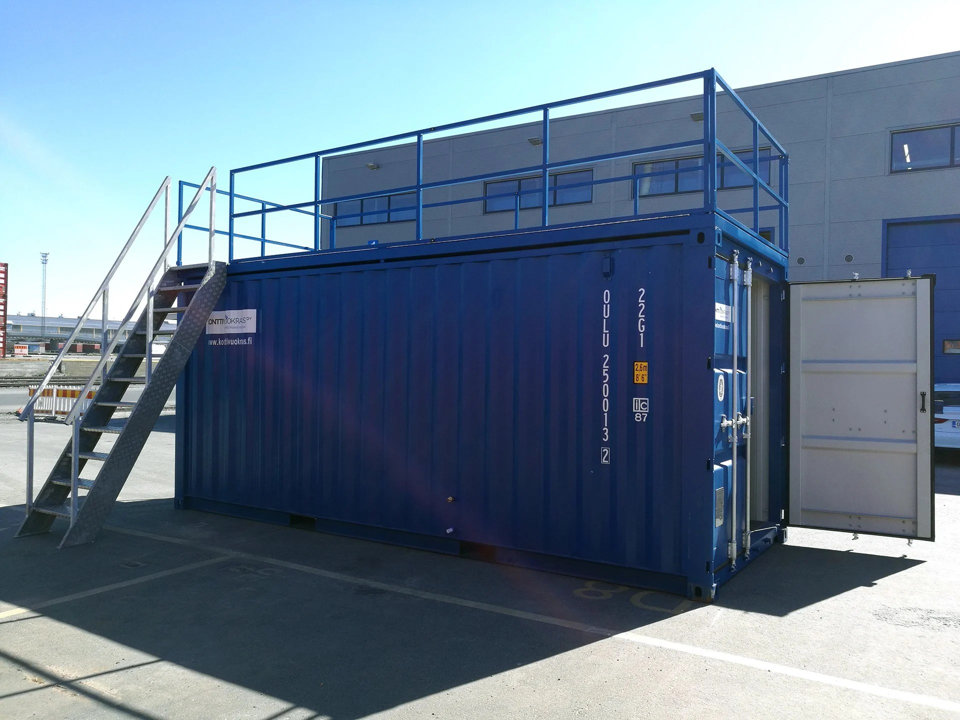20′ Store Container with a roof terrace - Image 5