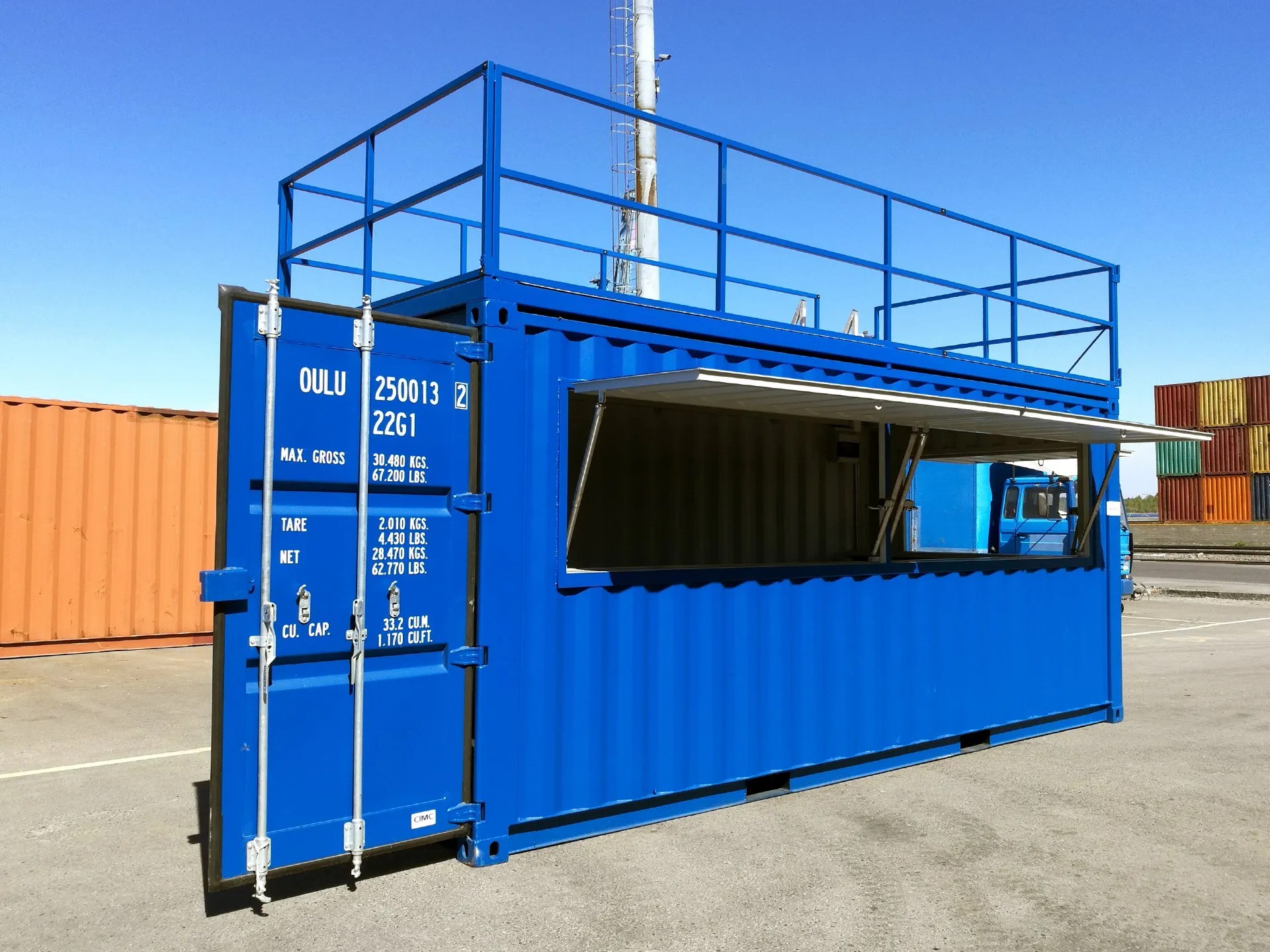 20′ Store Container with a roof terrace - Image 6