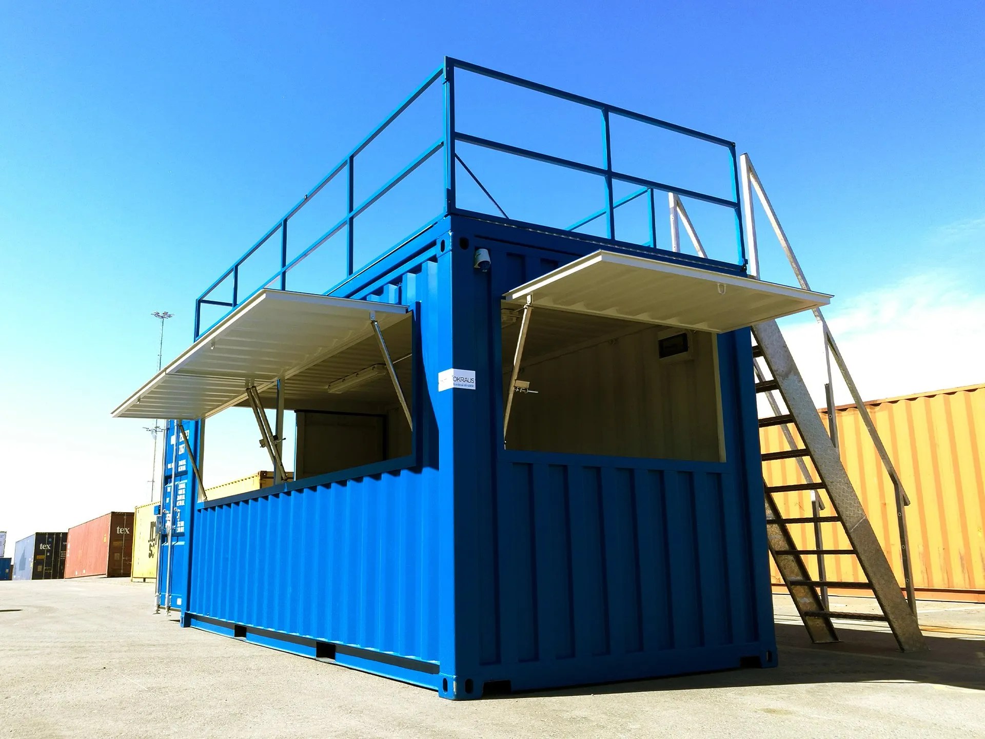 20′ Store Container with a roof terrace - Image 2